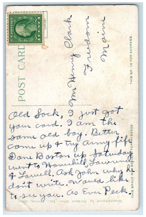 c1920's Cooks and Bakers School Camp Devens Ayer Massachusetts MA Postcard