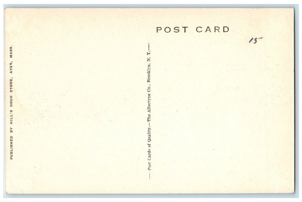 c1920's Barracks Building Fort Devens Ayer Massachusetts MA Unposted Postcard