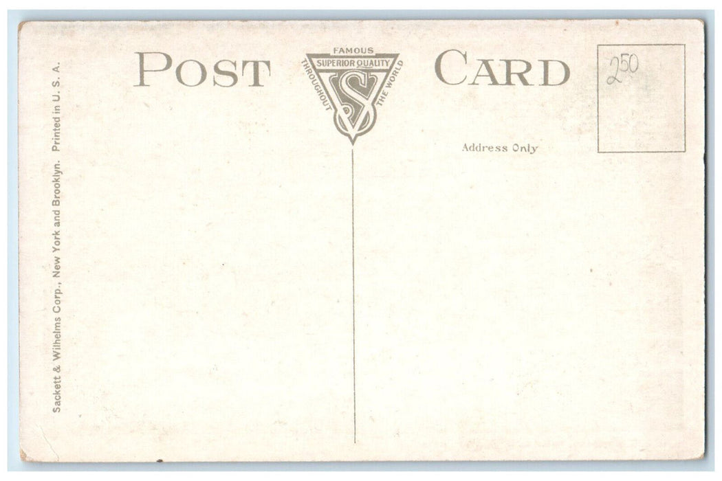 c1920's YMCA Building Camp Devens Ayer Massachusetts MA Unposted Postcard