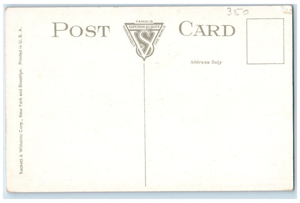 c1920's Officers Quarters Camp Devens Ayer Massachusetts MA Antique Postcard