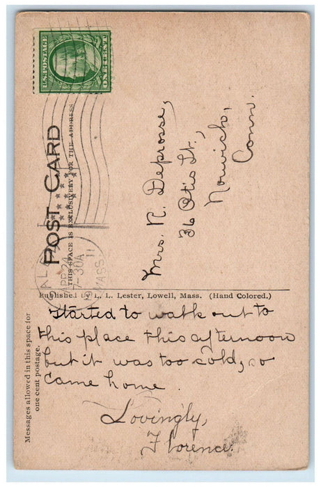 1911 New Summer Home of President Taft Beverly Massachusetts MA Postcard
