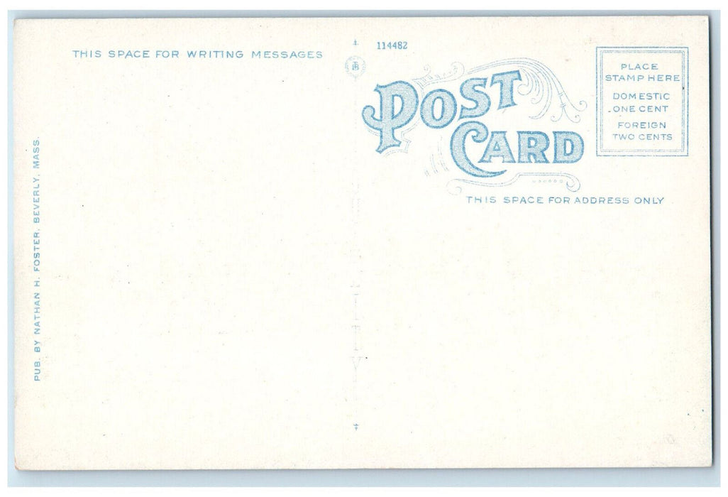 c1910 Beverly Hospital Beverly Massachusetts MA Antique Unposted Postcard