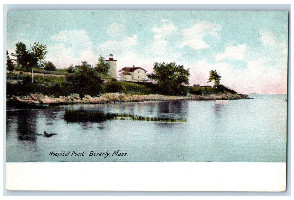 c1910 Hospital Point Beverly Massachusetts MA Antique Posted Postcard