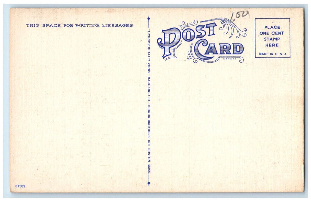 c1950's United Shoe Machinery Co. Beverly Massachusetts MA Vintage Postcard
