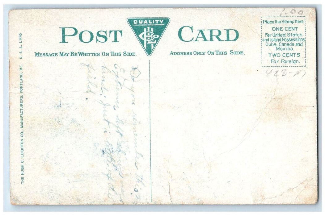 c1910 Sisters of St. Mary's Convent Fitchburg Massachusetts MA Postcard
