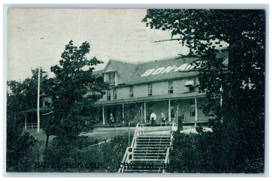 1915 Hotel Bon Air Crystal Beach Ontario Canada CA Buffalo New York Postcard