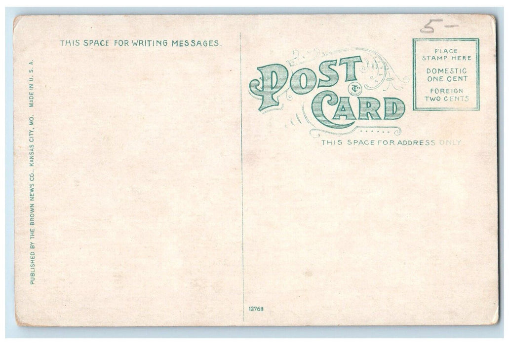 c1910 Sunset Depot Sunset Route San Antonio Texas TX Vintage Antique Postcard