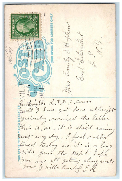 1916 Myles Standish Monument Duxbury Massachusetts MA Antique Postcard