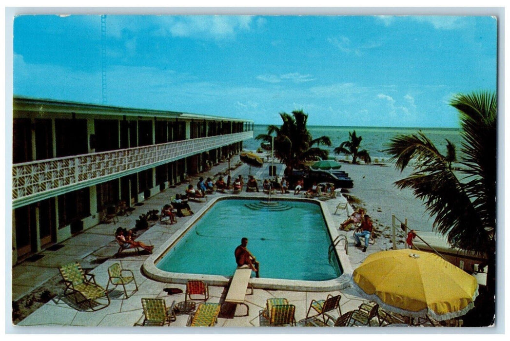 1965 Almaza Hotel Resort Beach Front FT. Myers Beach FL, Hagerstown IN Postcard