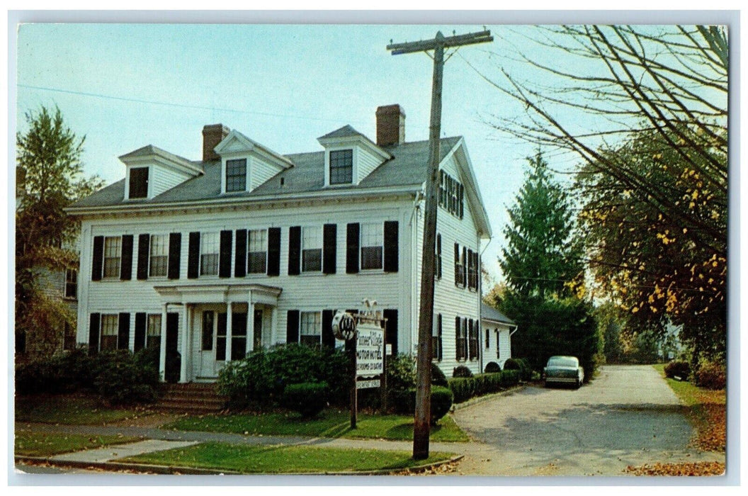 c1930's Pioneer Village House Car Westfield Massachusetts MA Vintage Postcard