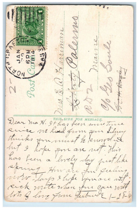 1914 Old Royal House Medford Massachusetts MA Antique Posted Postcard