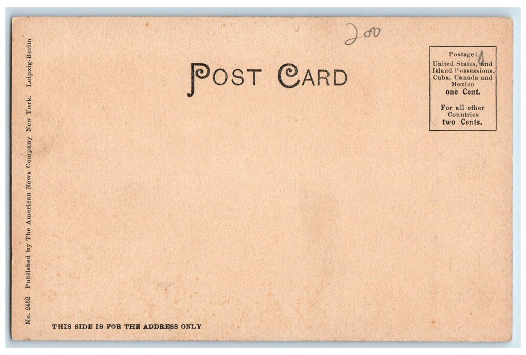 c1905 Town Hall First Congregational Church Westfield Massachusetts MA Postcard