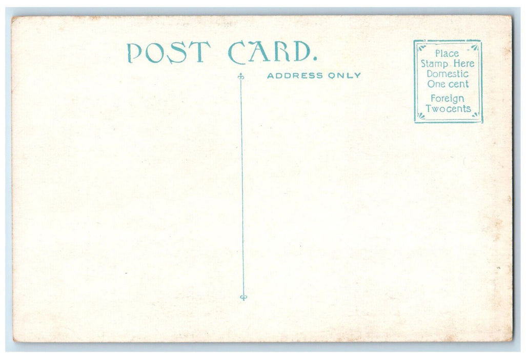 c1910 High School Mansfield Massachusetts MA Antique Unposted Postcard