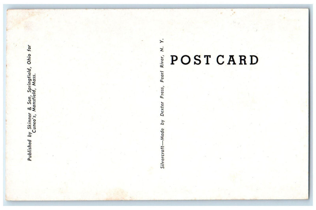 c1940's St. Mary's Catholic Church Mansfield Massachusetts MA Vintage Postcard