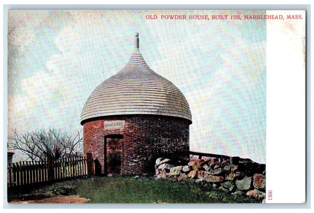 c1905 Old Powder House Marblehead Massachusetts MA Unposted Antique Postcard