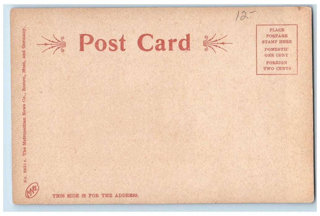 c1905 R & H Main street Factory Marlborough Massachusetts MA Antique Postcard