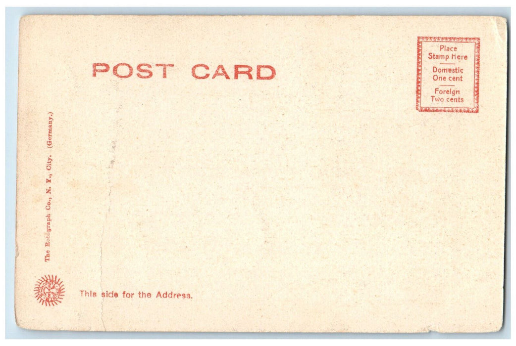 c1905 First Baptist Church Marlboro Massachusetts MA Antique Unposted Postcard