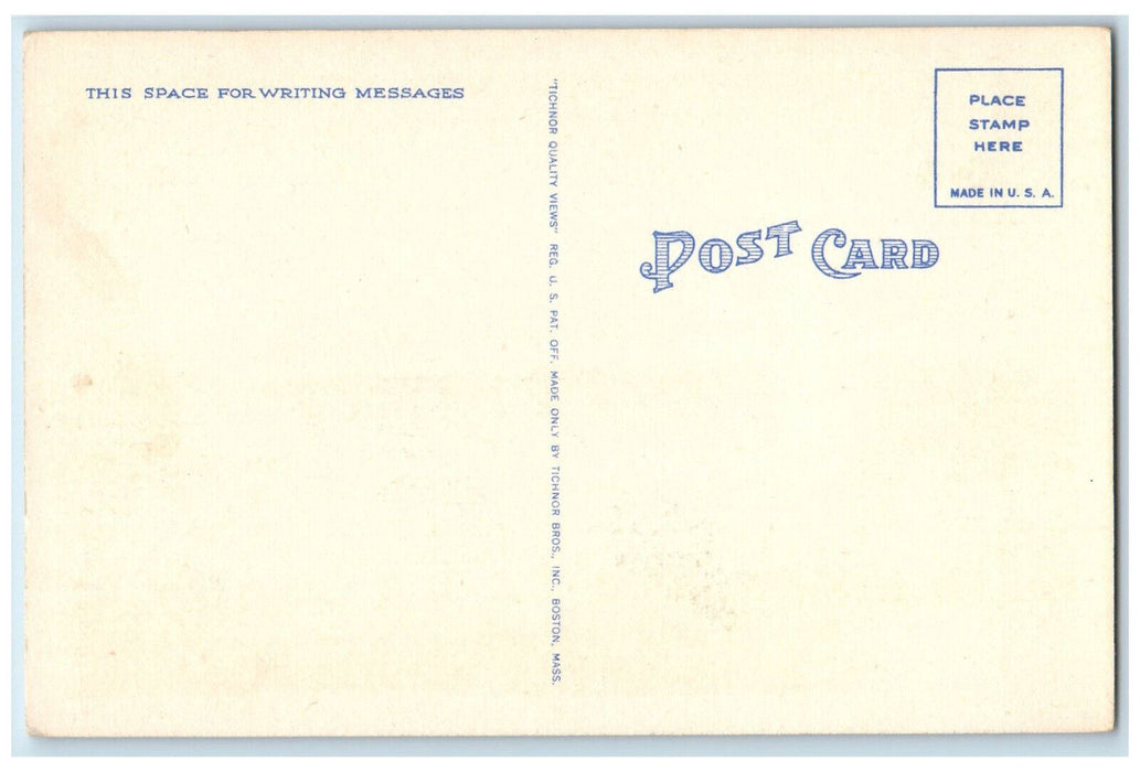 c1940's General Edwards Bridge Lynn Massachusetts MA Vintage Posted Postcard