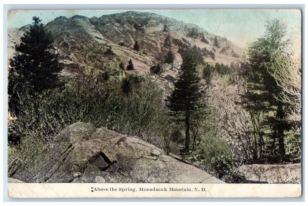 1913 Above The Spring Monadnock Mountain Dublin New Hampshire NH Postcard