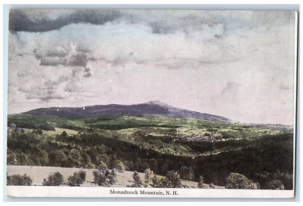 c1910's View Of Monadnock Mountain New Hampshire NH Unposted Antique Postcard