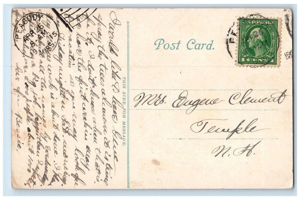 1915 Old Newhall House, Boston St. Lynn Massachusetts MA Antique Postcard