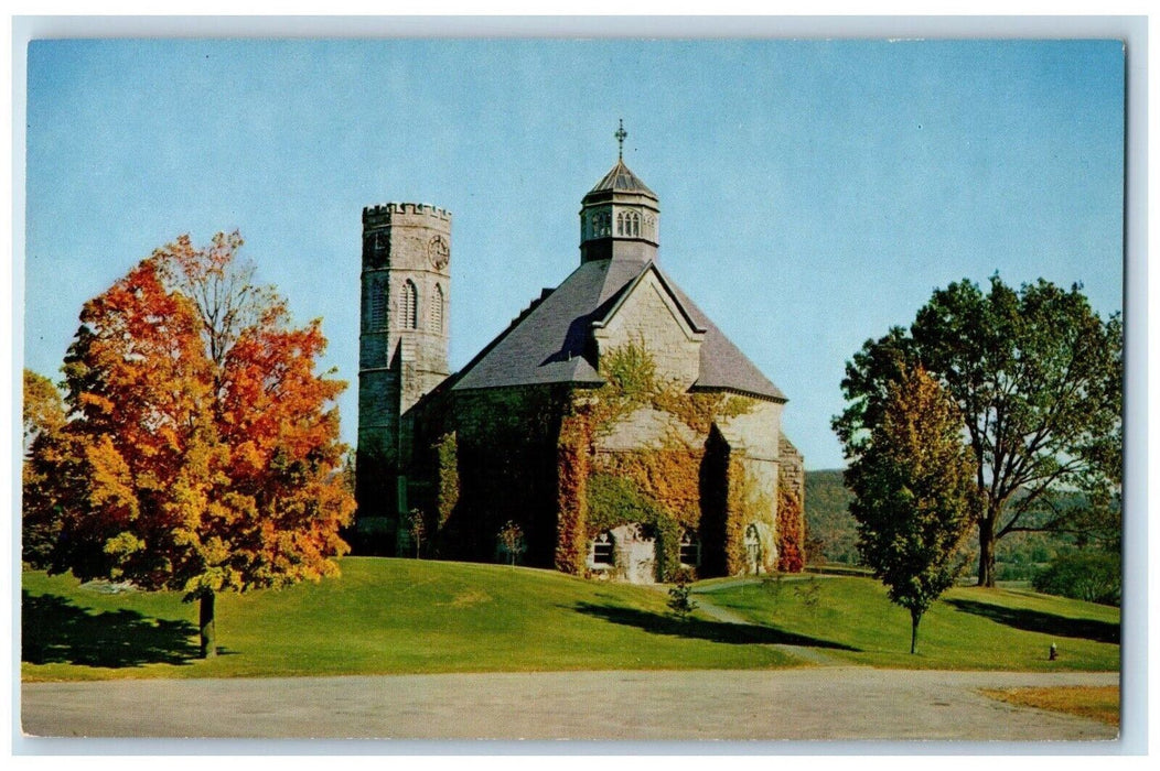c1940's Memorial Chapel Mount Hermon School For Boys Massachusetts MA Postcard