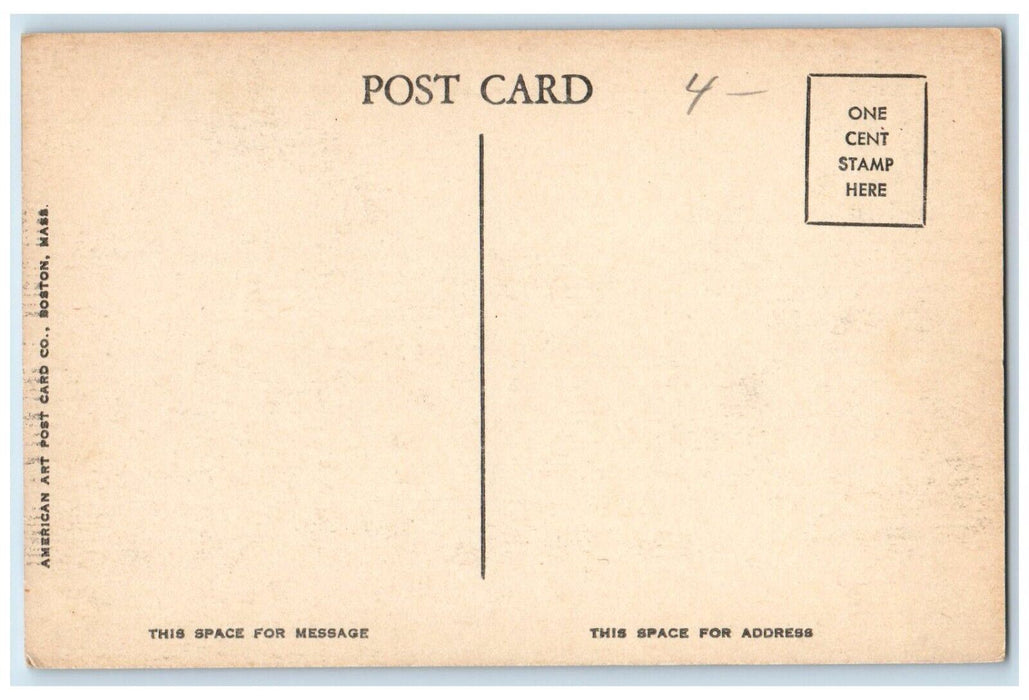 c1910's Town Hall Building Stoneham Massachusetts MA Unposted Antique Postcard