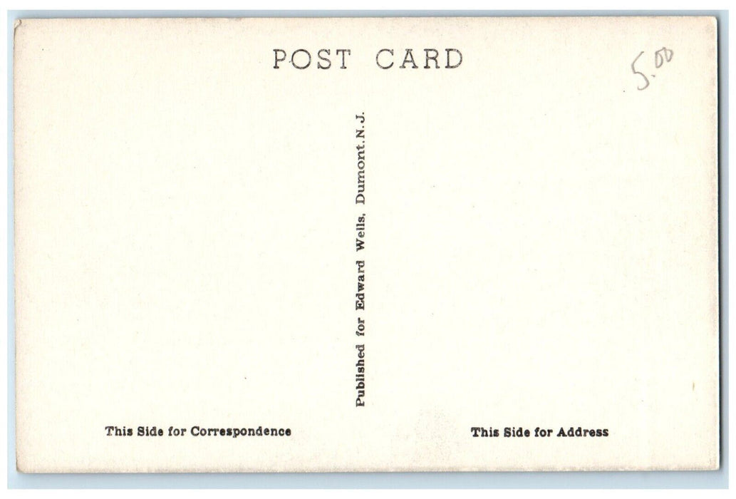 First Congregational Church Stockbridge Massachusetts MA Vintage Postcard