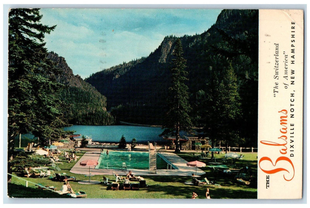 1967 The Balsams Dixville Notch New Hampshire NH Vintage Posted Postcard