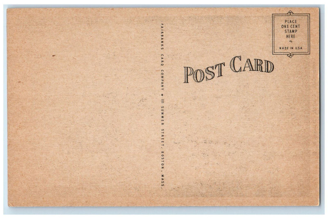 c1940's Community Church Dublin New Hampshire NH Vintage Unposted Postcard