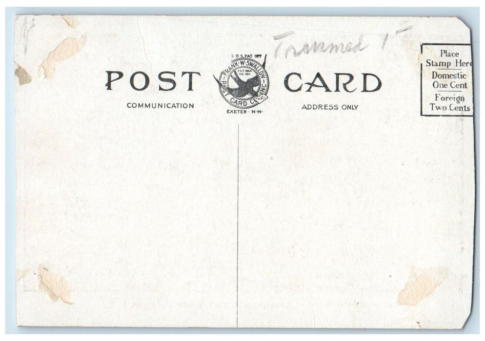 c1910 Emmanuel Church Episcopal Dublin New Hampshire NH Antique Postcard