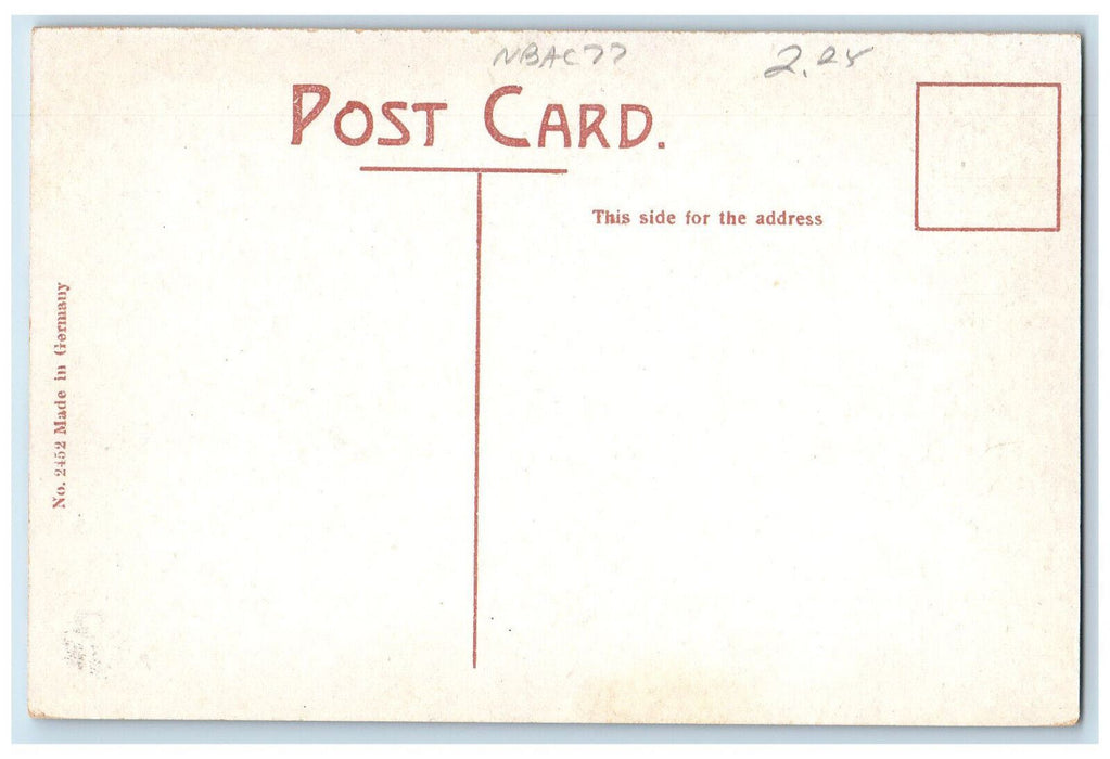 c1910 River Scene, High Bridge Claremont New Hampshire NH Antique Postcard