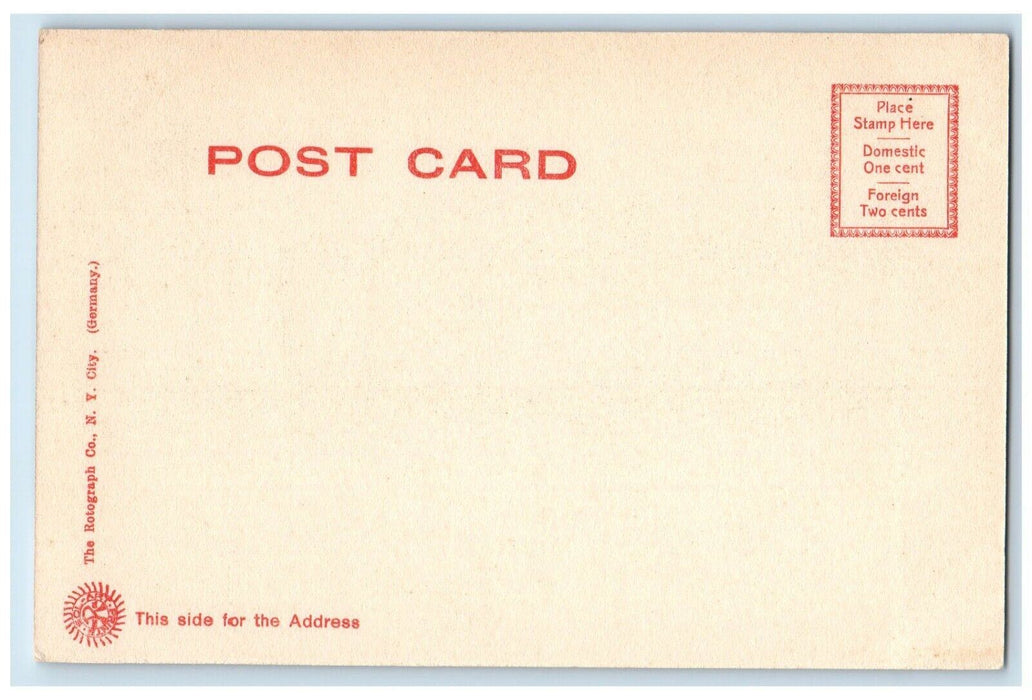 c1905 Main Street View Stockbridge Massachusetts MA Rotograph Antique Postcard