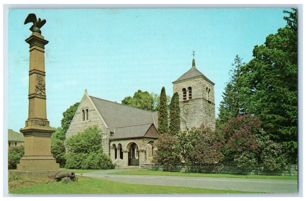 1969 Saint Paul Episcopal Church Stockbridge Massachusetts MA Vintage Postcard