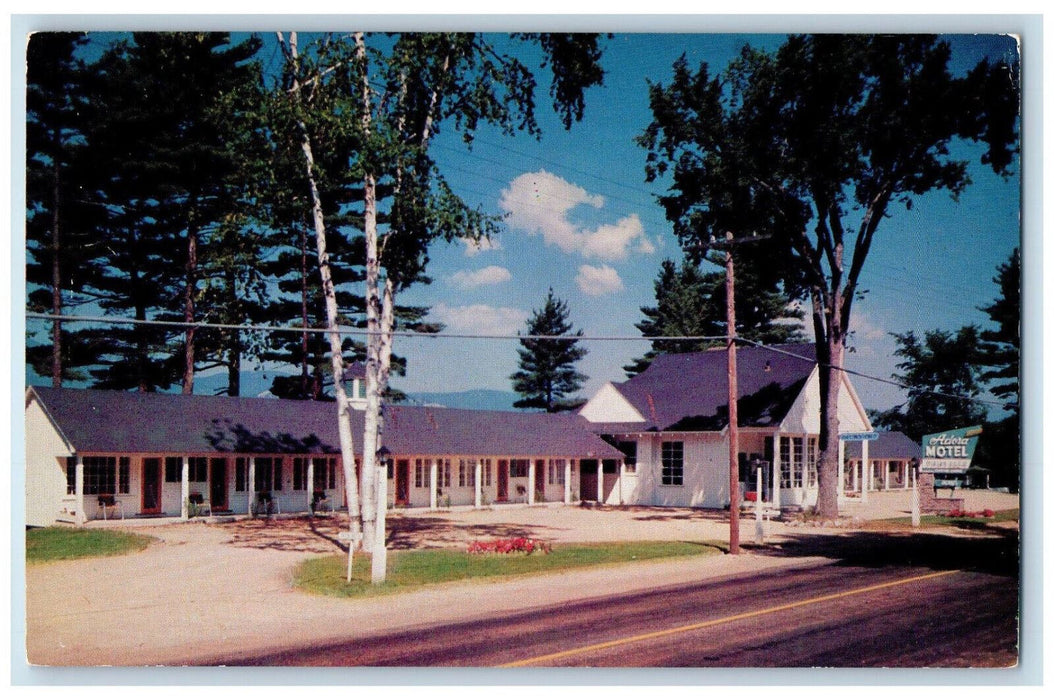 c1960's Adora Motel Dining Room and Cocktail Lounge North Conway NH Postcard