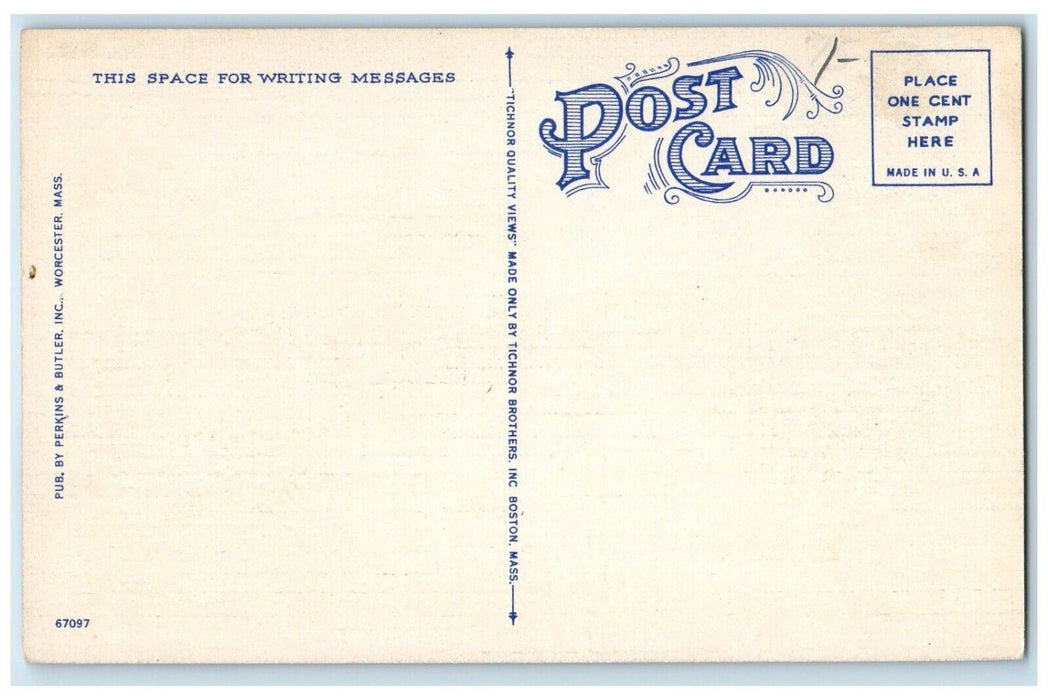 The Harrington Memorial Hospital Flowers Southbridge Massachusetts MA Postcard