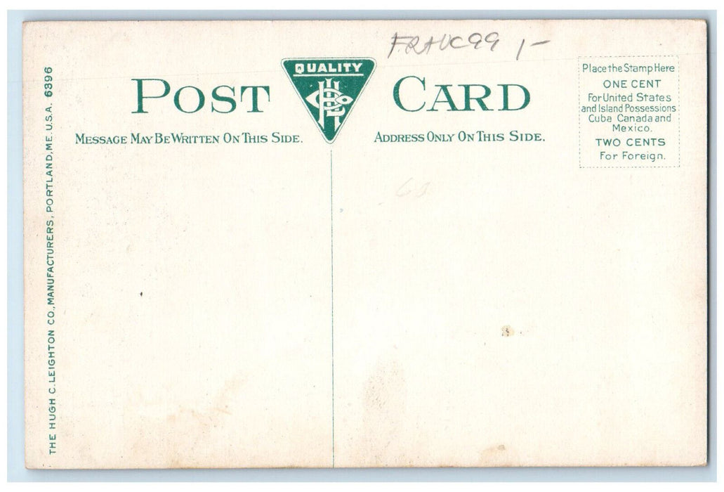 c1910 Scene in White's Park Lower Pond Concord New Hampshire NH Postcard