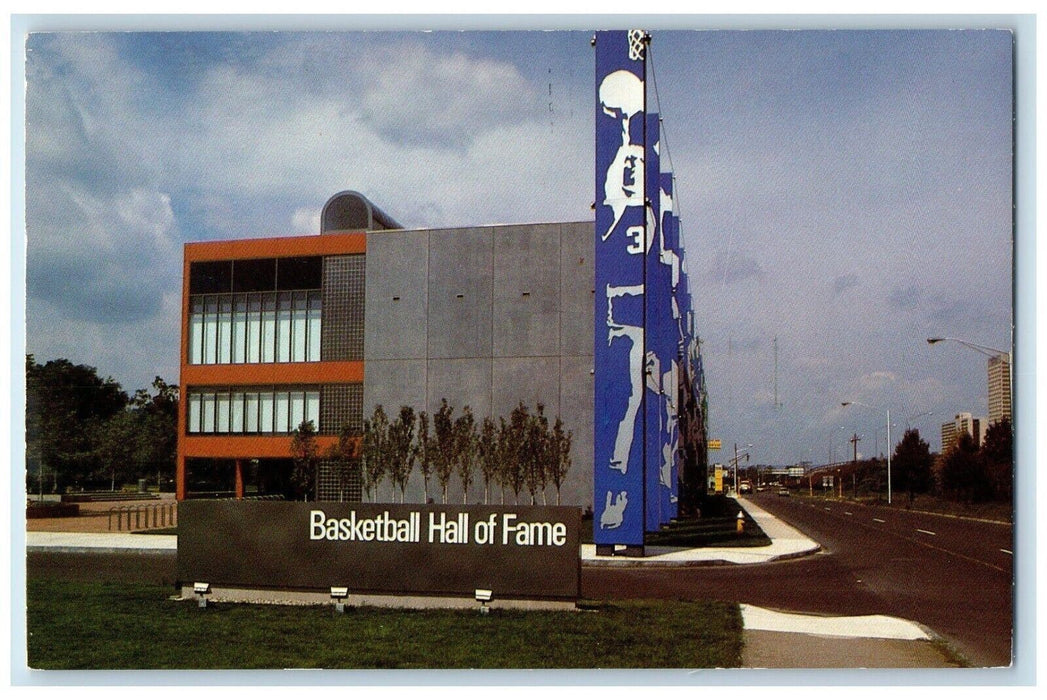 Basketball Hall Of Fame Naismith Memorial Springfield Massachusetts MA Postcard
