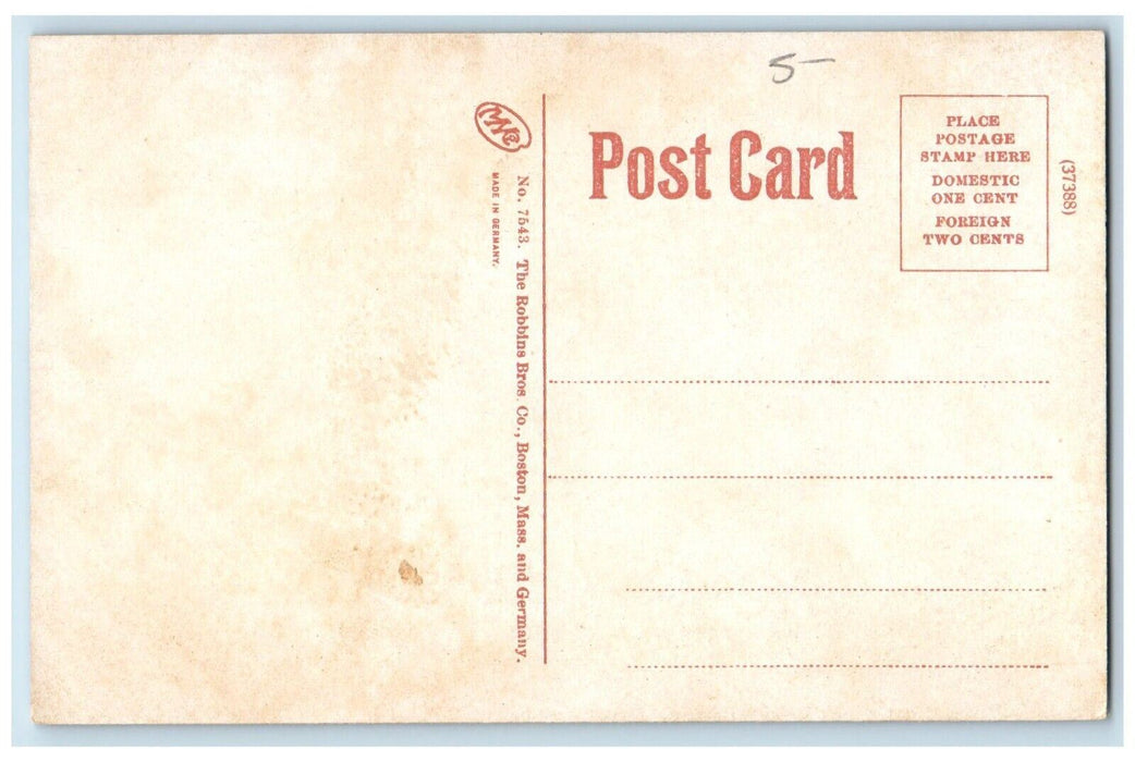 c1910's Art Museum Building Springfield Massachusetts MA Antique Postcard