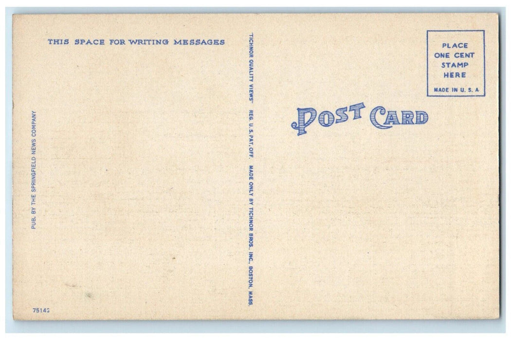c1930's Passionists Monastery West Springfield Massachusetts MA Vintage Postcard