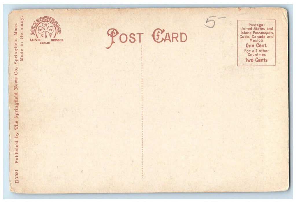 c1910's Home Of The Phelps Publishing Co. Springfield Massachusetts MA Postcard