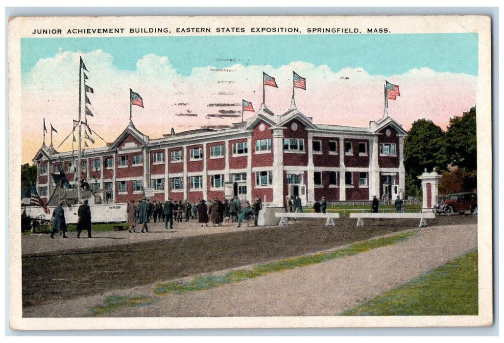 Junior Achievement Building Eastern State Exposition Springfield MA Postcard