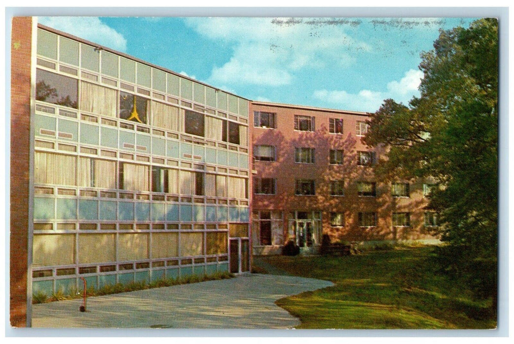 Springfield College Lakeside Dormitory Beveridge Center Springfield MA Postcard