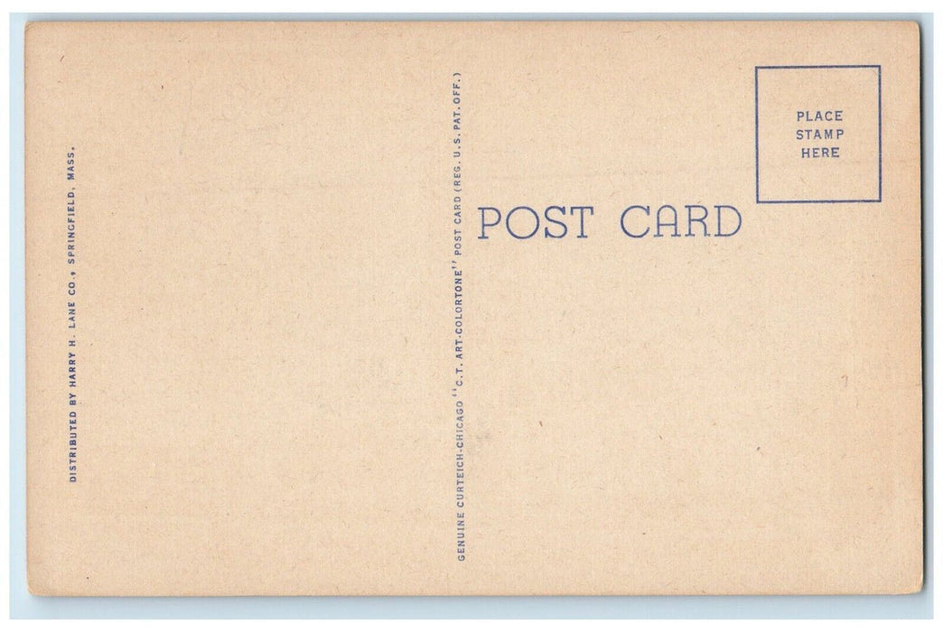 c1930's Our Lady Of Hope Church Springfield Massachusetts MA Vintage Postcard