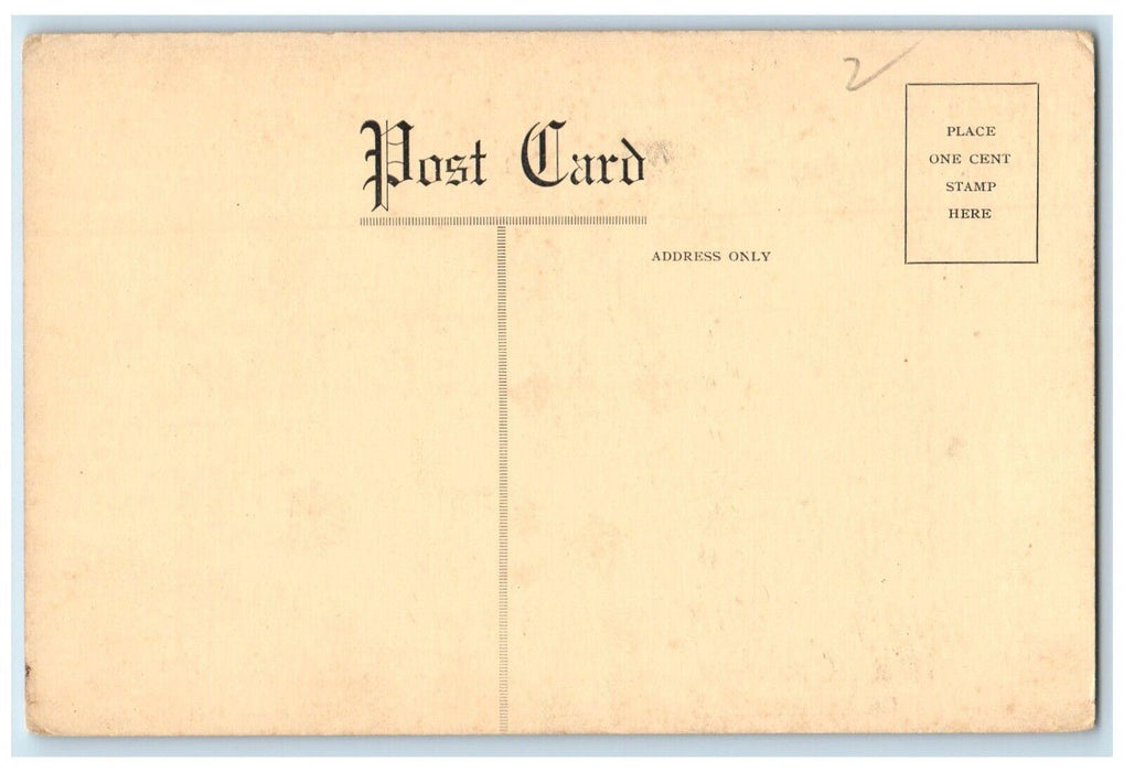 c1910's Hotel Hawkins Building Cars Springfield Massachusetts MA Postcard