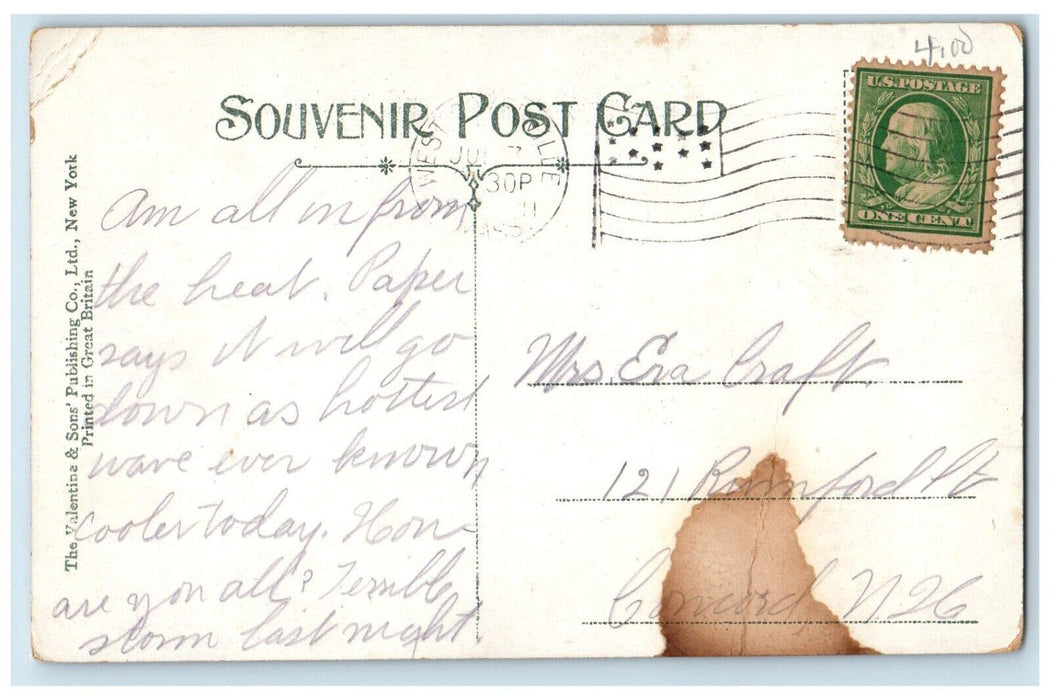 1911 Robinson Round House Somerville Massachusetts MA Posted Antique Postcard