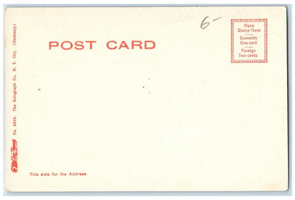 c1905 English And Latin High School Somerville MA, Rotograph Antique Postcard