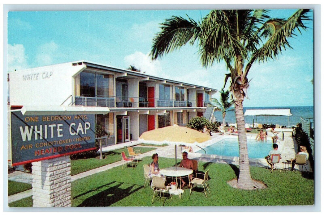 One Bedroom Apartment White Cap Beach Pool Lauderdale Florida FL Postcard
