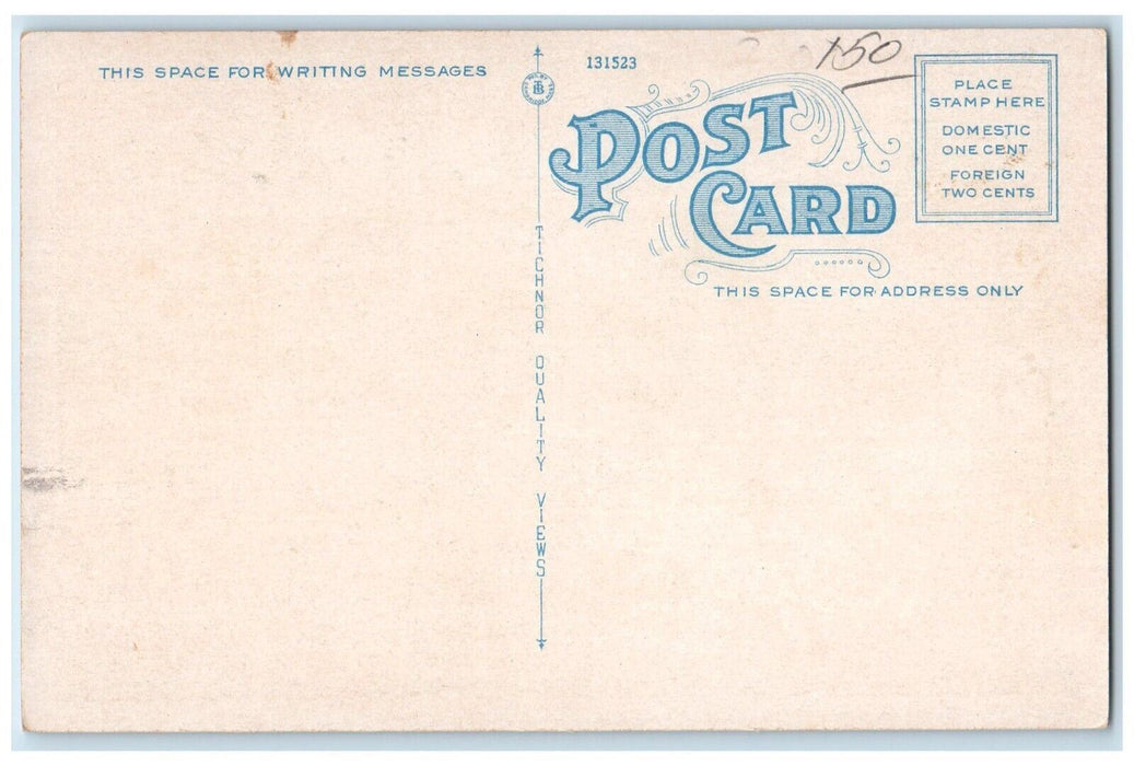 c1930's New Congregational Church Shelbourne Falls Massachusetts MA Postcard