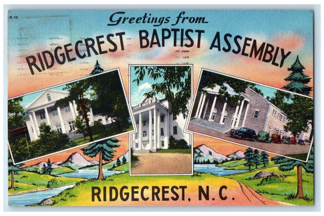 1963 Greetings Ridgecrest Baptist Assembly Ridgecrest North Carolina NC Postcard